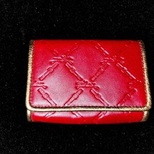 Longchamp- leather card holder